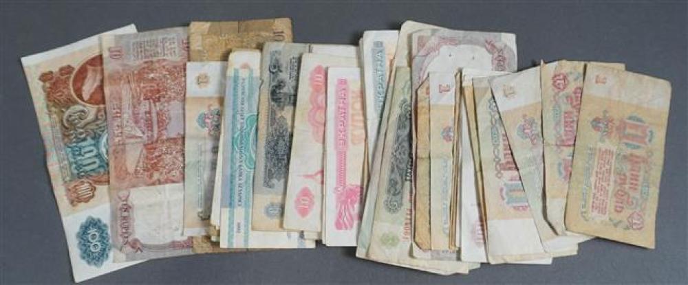 SMALL GROUP WITH FOREIGN CURRENCY