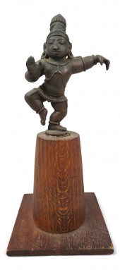 SMALL INDIAN BRONZE DANCING KR