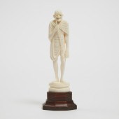 Small Indian Ivory Figure of M