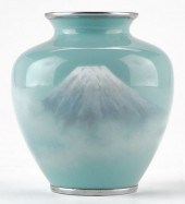 SMALL JAPANESE CLOISONNE VASE