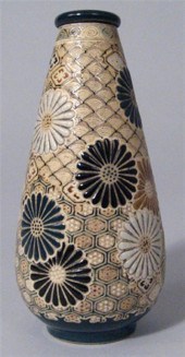 Small Japanese satsuma earthen