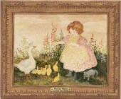 SMALL JEANNE DAVIES O/B PAINTI