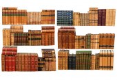 SMALL LIBRARY OF LEATHER-BOUND