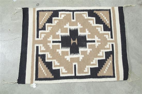 SMALL MAT ATTRIBUTED TO TWO GREY