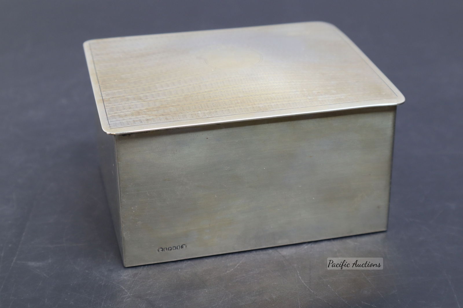 SMALL METAL BOX WITH HALL MARKS