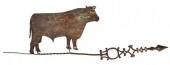 SMALL METAL BULL WEATHERVANEAm