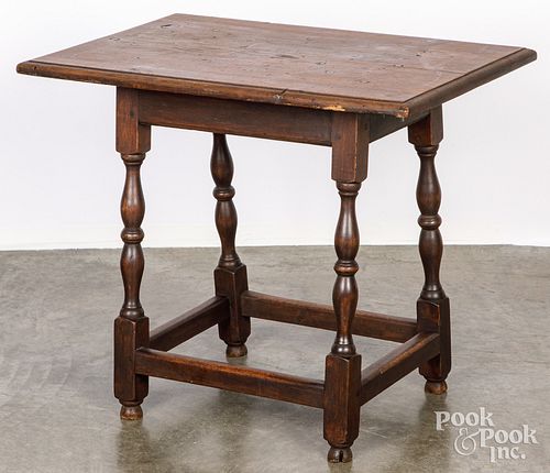 SMALL MIXED WOODS TAVERN TABLE,