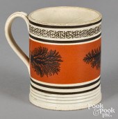 SMALL MOCHA MUG, WITH SEAWEED