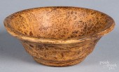 SMALL NEW ENGLAND BURL BOWL, 1