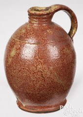 SMALL NEW ENGLAND REDWARE JUG,