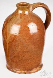 SMALL NEW ENGLAND REDWARE JUG,
