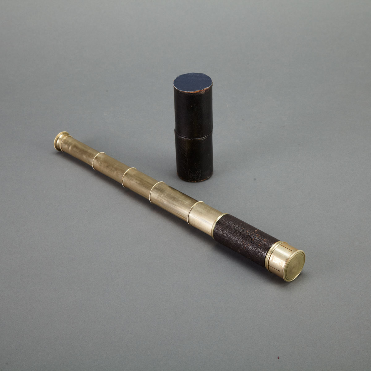 Small Nickel Six Draw Telescope
