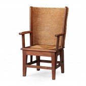 SMALL OAK FRAMED ORKNEY CHAIR