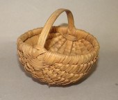 SMALL OAK SPLINT MELON SHAPED