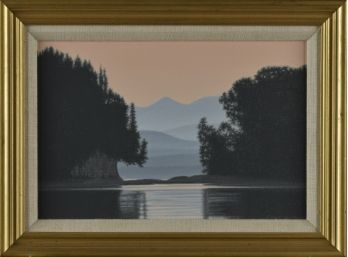 Small oil on canvas by Robert