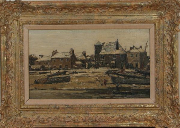 Small Oil on Canvas signed ''George