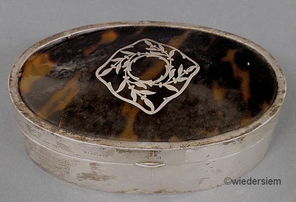Small oval tortoiseshell and