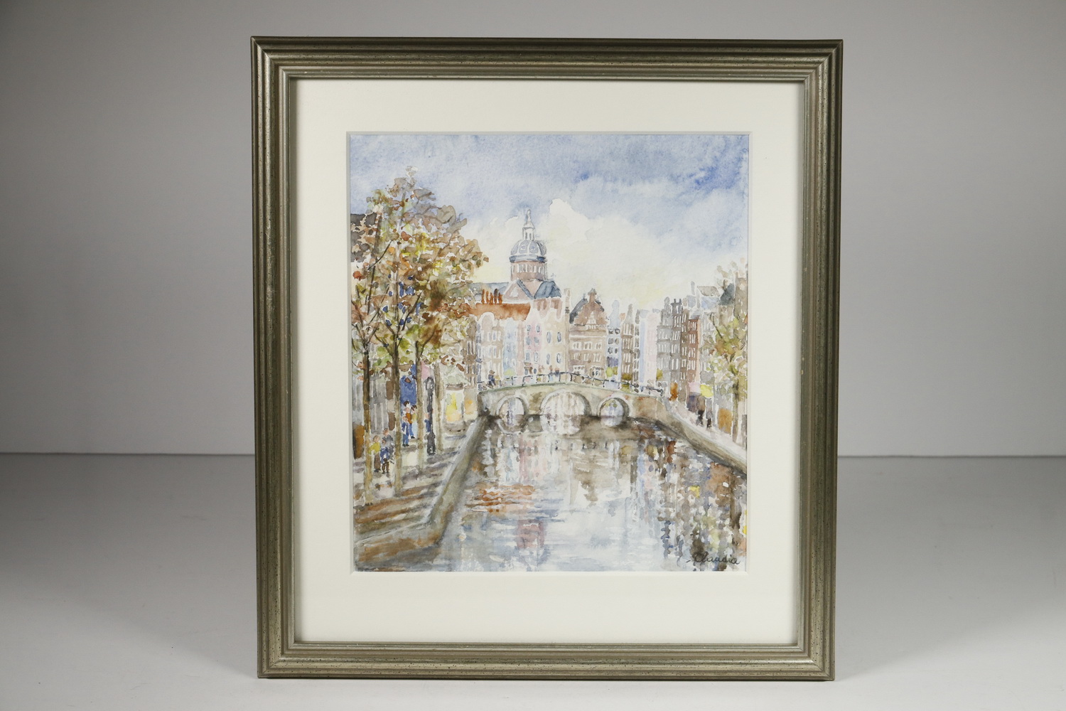SMALL PAINTING OF AMSTERDAM