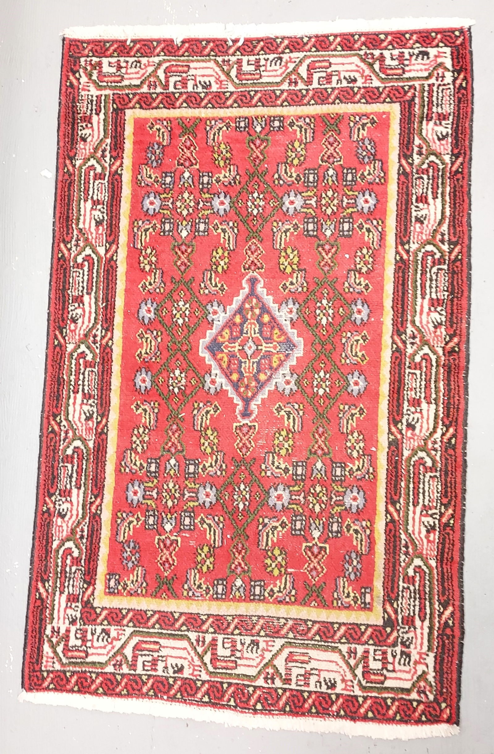 SMALL PERSIAN HAND KNOTTED THROW