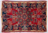 SMALL PERSIAN SAROUK HAND KNOT