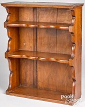 SMALL PINE HANGING SHELF, 19TH