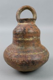 SMALL POTTERY DOUBLE GOURD FOR