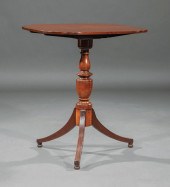 SMALL REGENCY MAHOGANY TILT-TO