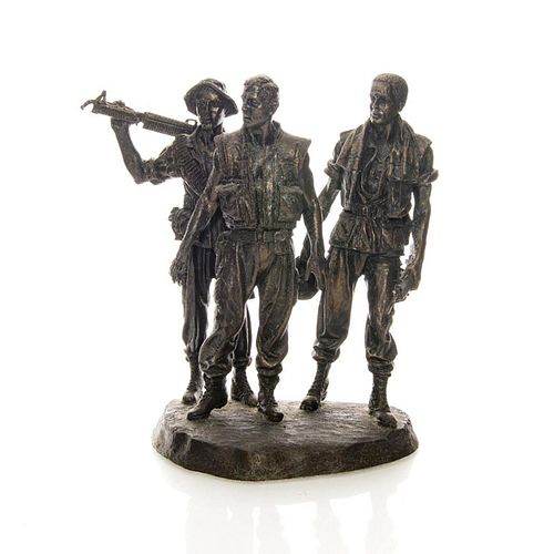 SMALL REPLICA STATUE OF THE THREE