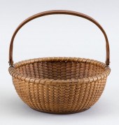 SMALL ROUND NANTUCKET BASKET A