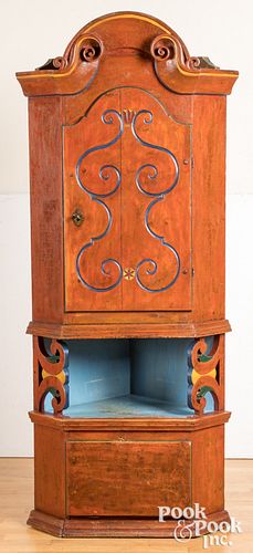 SMALL SCANDINAVIAN PAINTED PINE