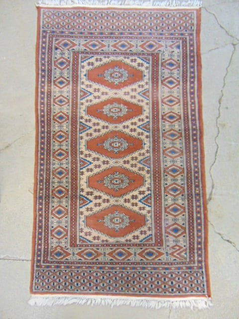 SMALL SCATTER RUG, BOKHARA IN BROWN