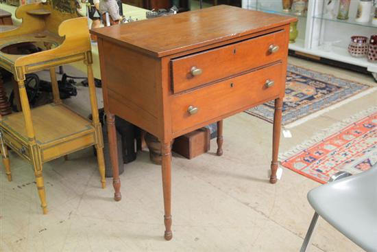 SMALL SERVER. Pine with two drawers