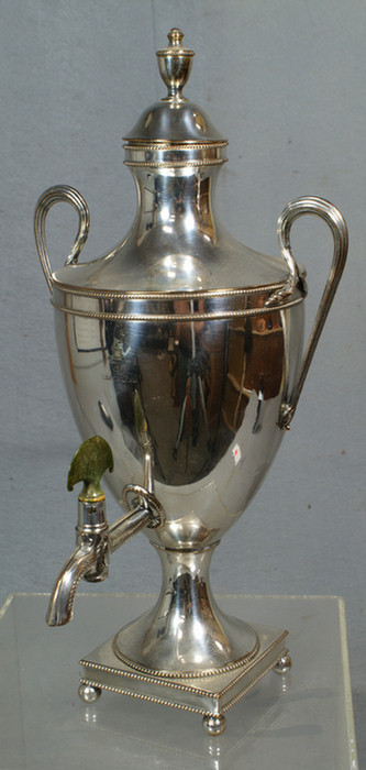 Small Sheffield silver hot water