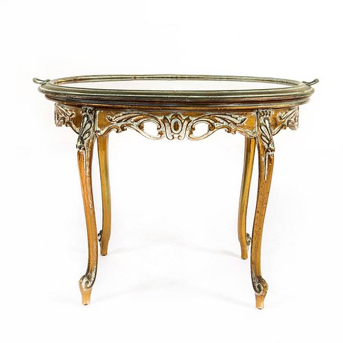 SMALL SIDE WOODEN SIDE TABLE WITH A