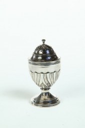 ***SMALL SILVER CASTOR.  Hallm