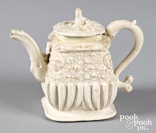 SMALL STAFFORDSHIRE SALT GLAZE