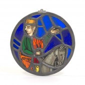 SMALL STAINED GLASS WINDOW PAN