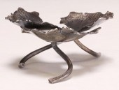 SMALL STERLING SILVER GINKGO L