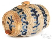 SMALL STONEWARE RUNDLET, 19TH