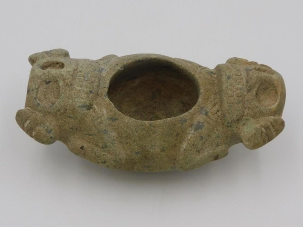 SMALL TAINO STONE VESSEL. CIRCA