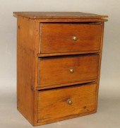 SMALL THREE DRAWER SOFTWOOD CA