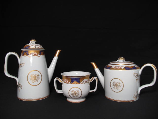 Small three piece Mottahedeh coffee