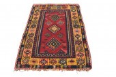 SMALL TRIBAL KILIM RUG, 4' X 7