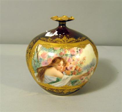 Small Vienna style porcelain