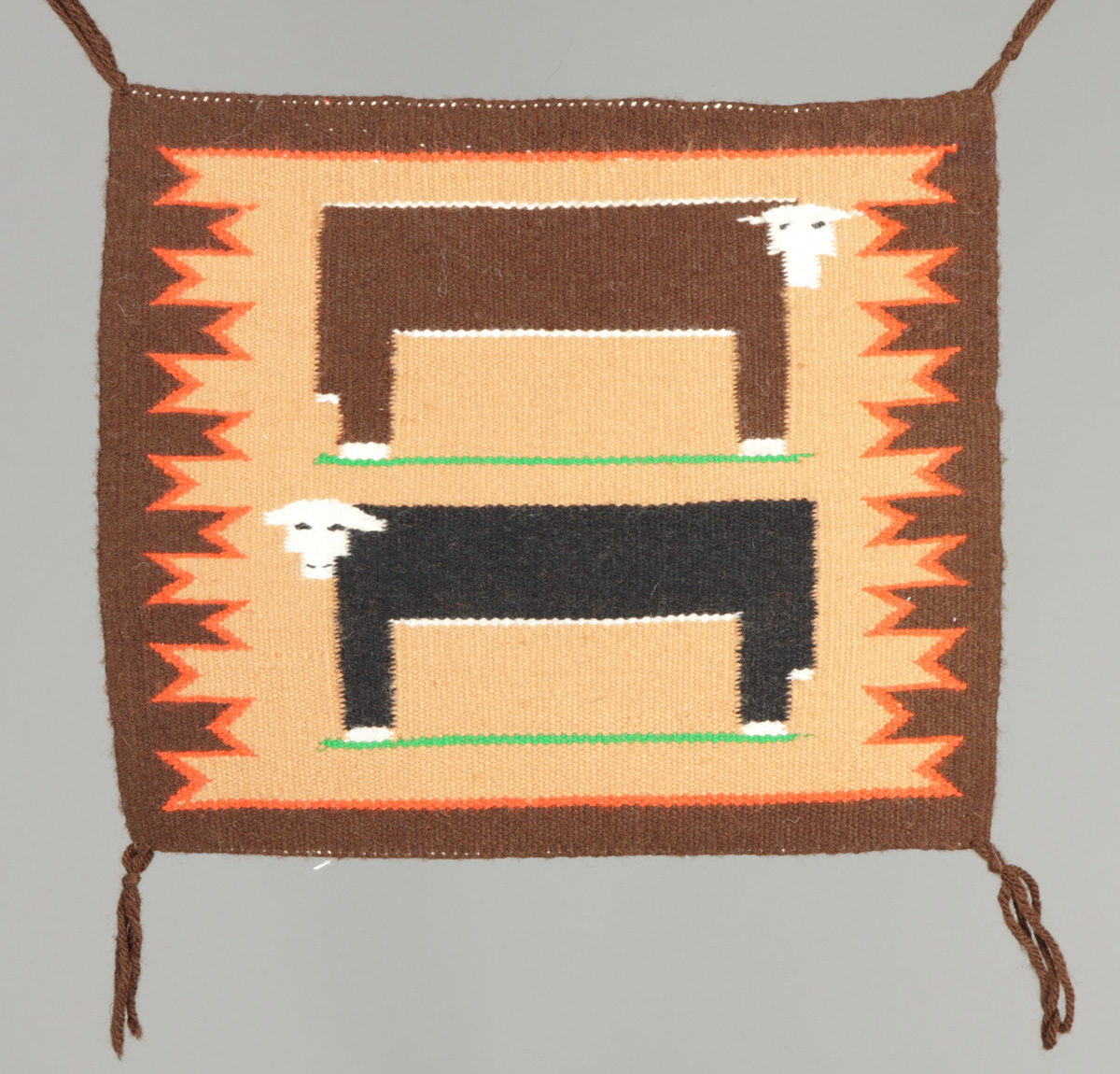 Small Weaving w/2 Cows by Lucy