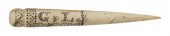 SMALL WHALE IVORY FID WITH DEC
