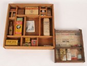 Small wooden box with sliding