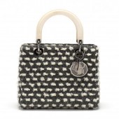 SMALL WOOL TWEED HANDBAG, DIOR