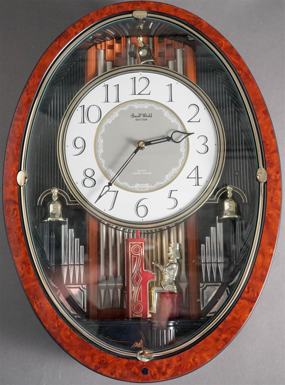 SMALL WORLD RHYTHM WALL CLOCK, H: