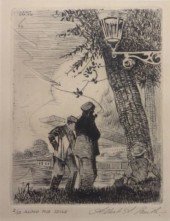 SMITH Albert A. 1928 Etching '